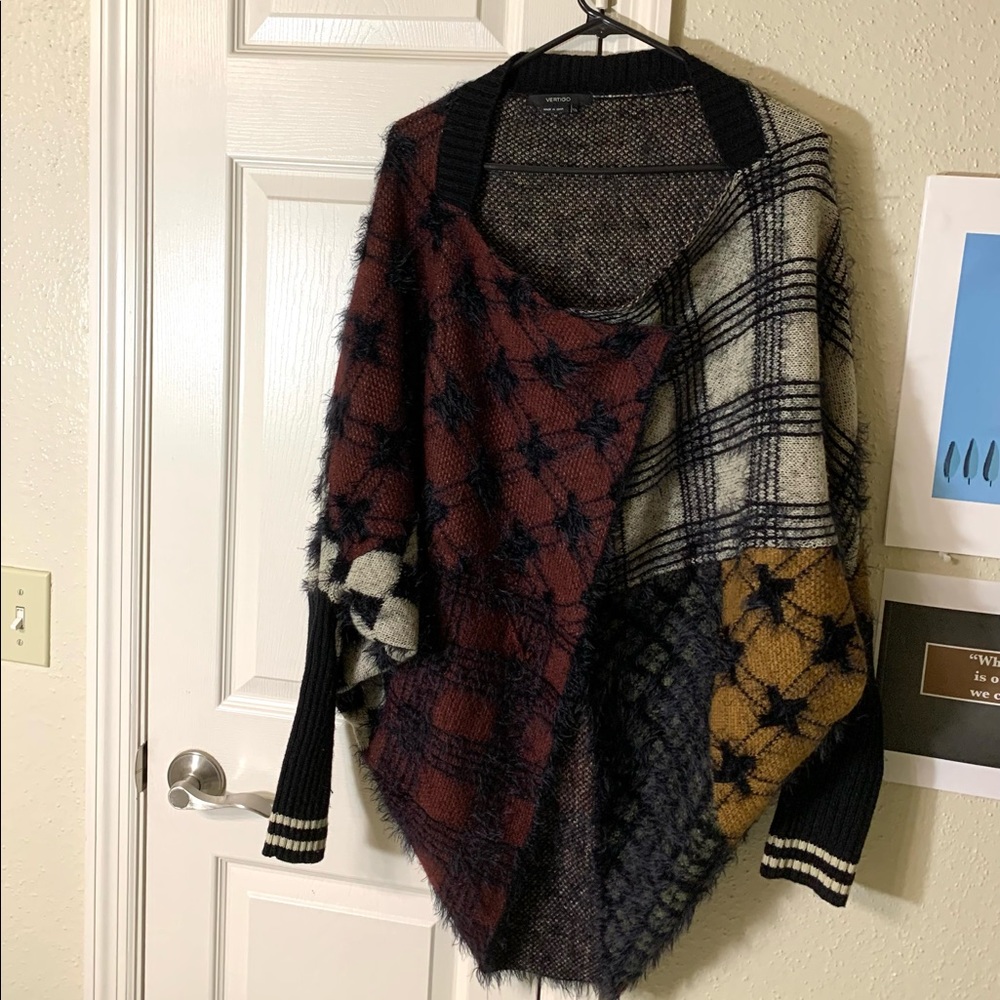 Vertigo Asymmetrical Miss-match Cardigan